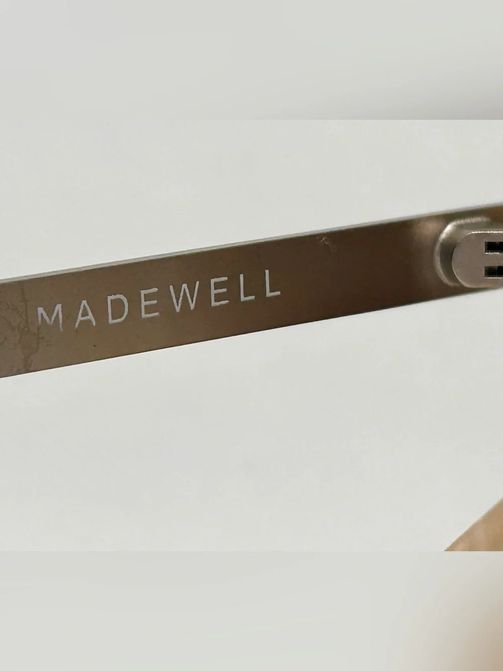 Alchemy Madewell Cream Marble Sunglass